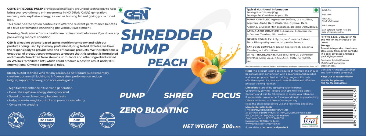 Nutritional information