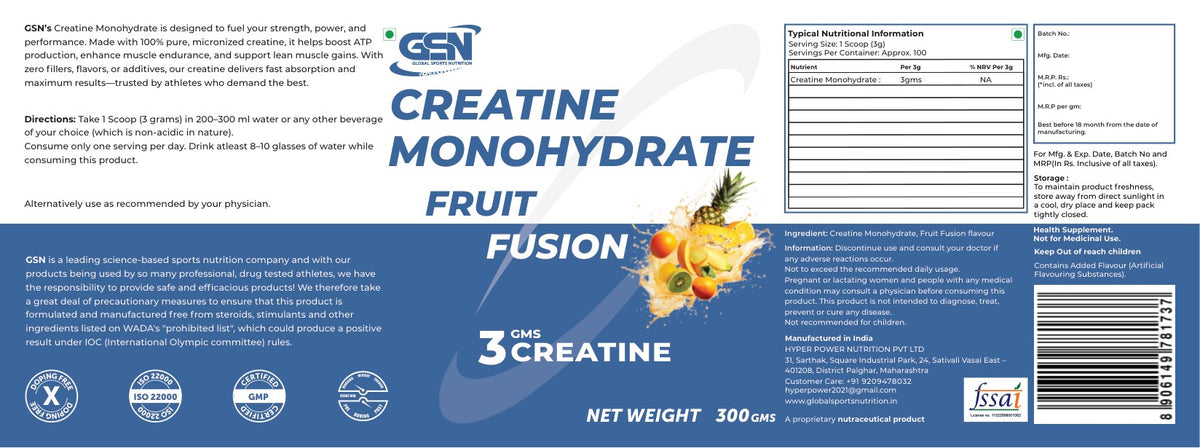 Nutritional information
