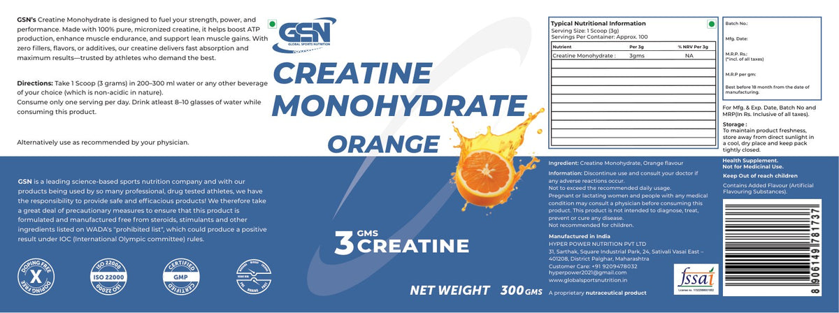 Nutritional information