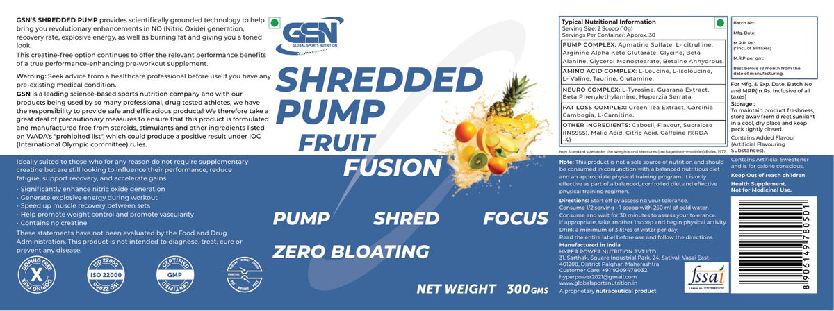 Nutritional information