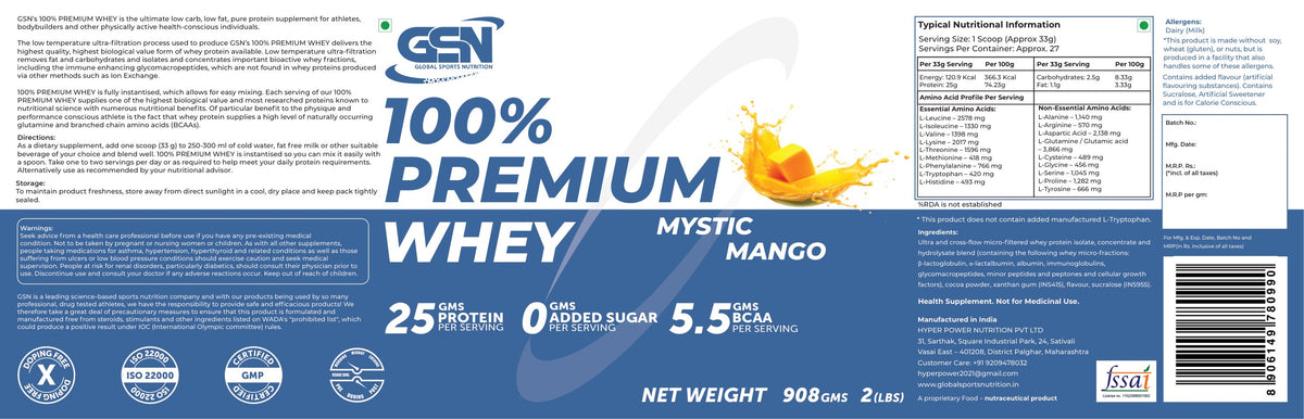 Nutritional information