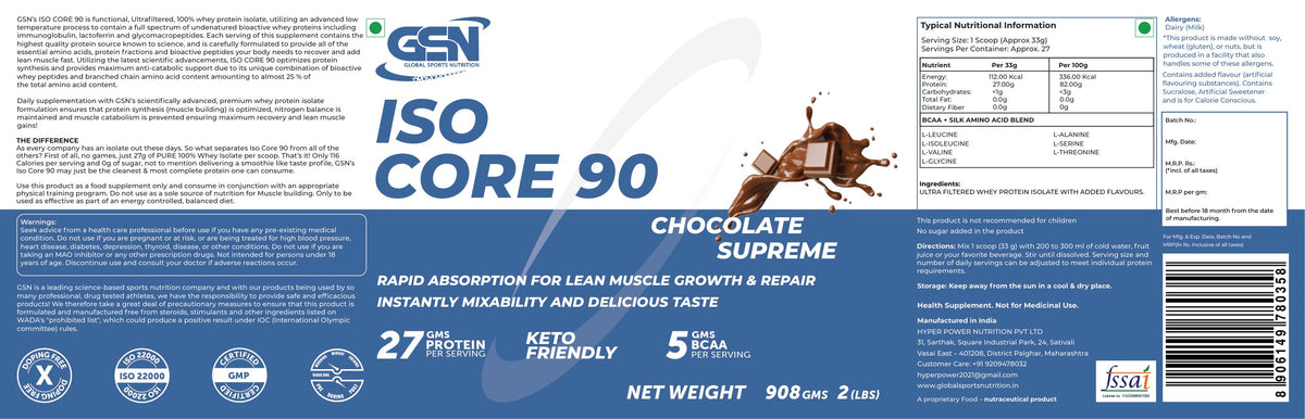 Nutritional information