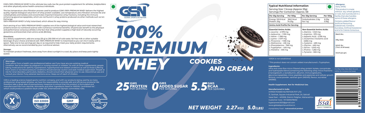 Nutritional information