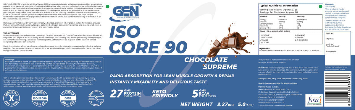 Nutritional information