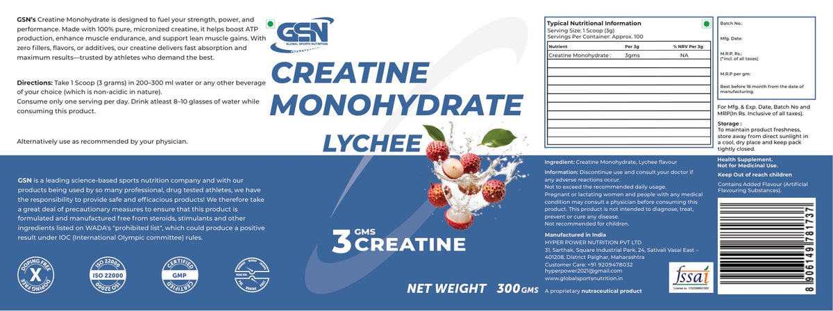 Nutritional information